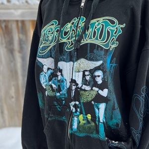 Aerosmith Black Zip-Up Hoodie